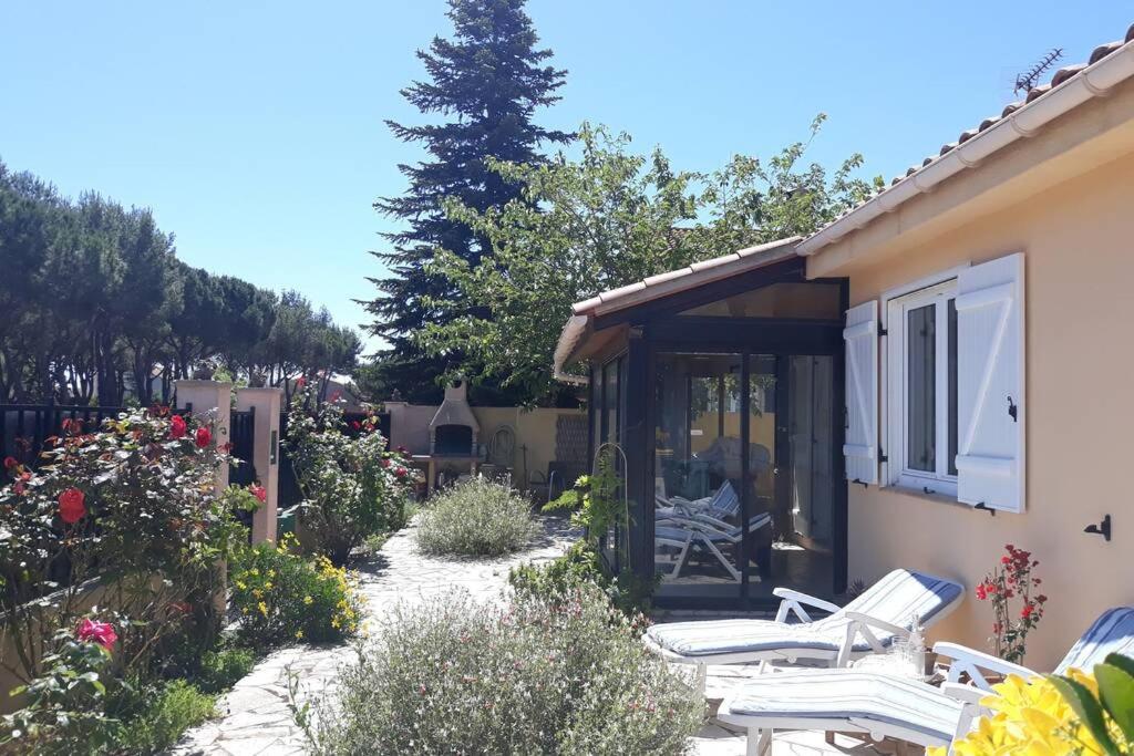 Villa 3 Etoiles Pres Des Plages, Parking, Wifi, Clim Sauvian エクステリア 写真