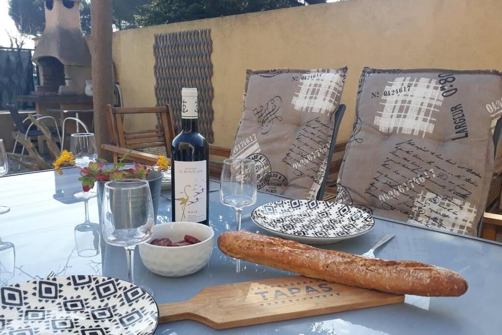 Villa 3 Etoiles Pres Des Plages, Parking, Wifi, Clim Sauvian エクステリア 写真